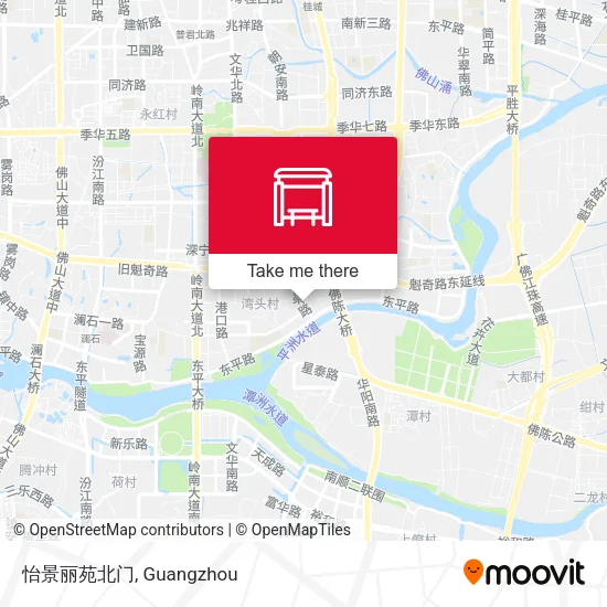 怡景丽苑北门 map