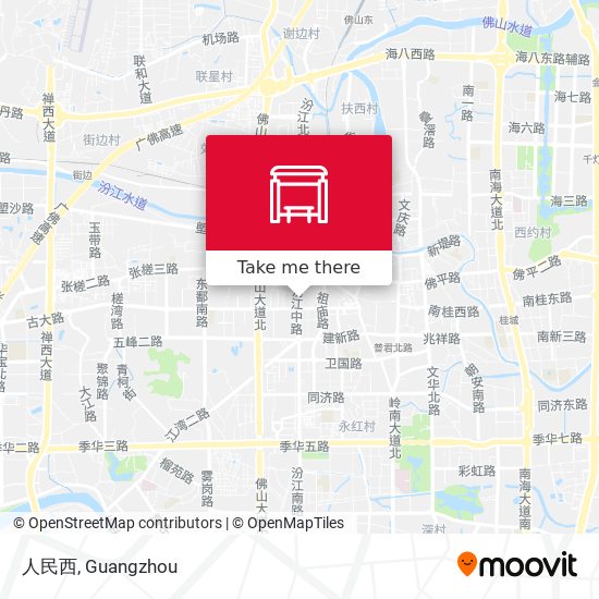 人民西 map