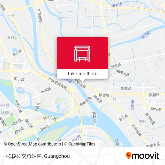 榄核公交总站南 map