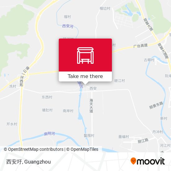 西安圩 map