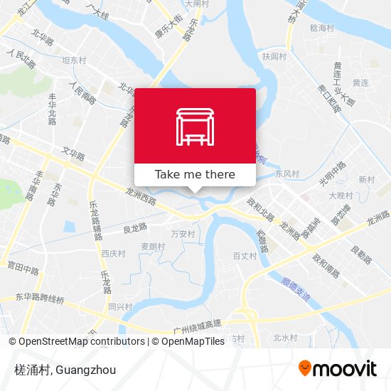 槎涌村 map