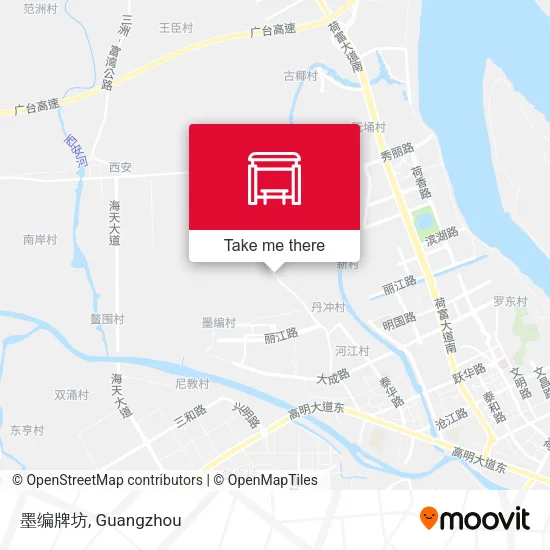 墨编牌坊 map