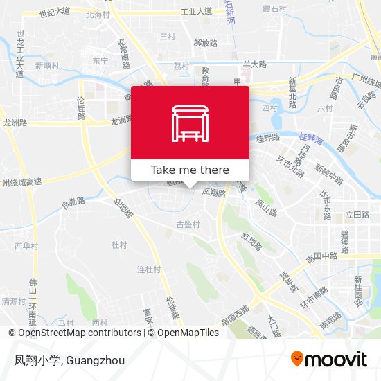 凤翔小学 map