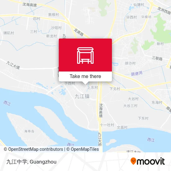 九江中学 map