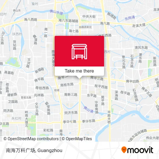 南海万科广场 map