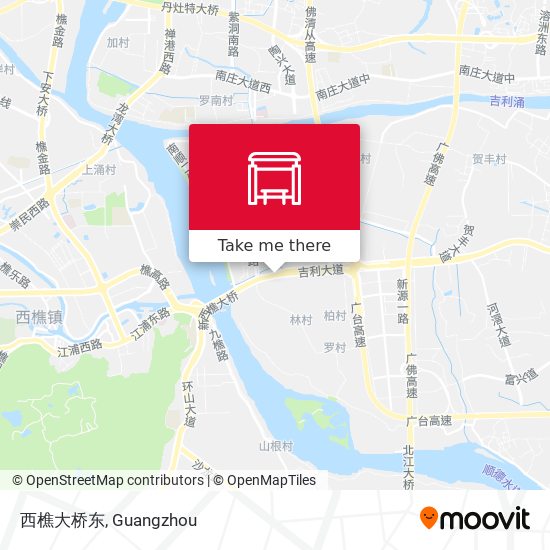 西樵大桥东 map