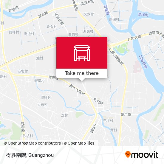 得胜南隅 map