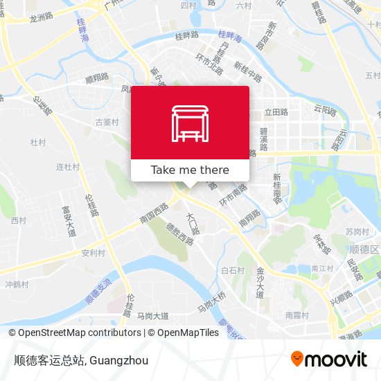 顺德客运总站 map