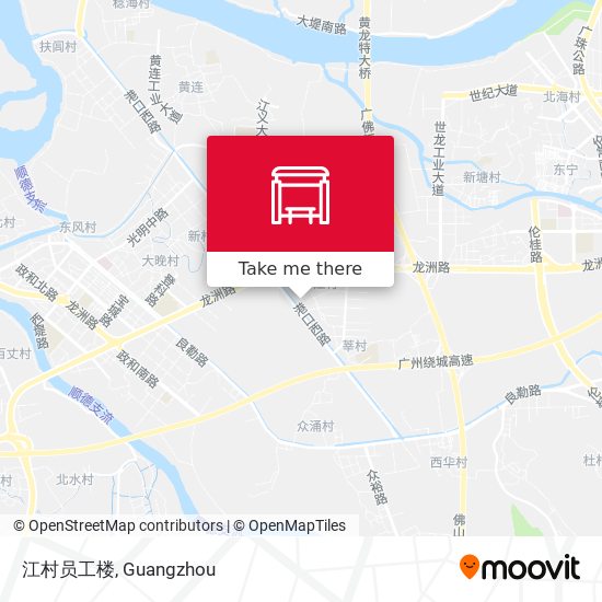 江村员工楼 map