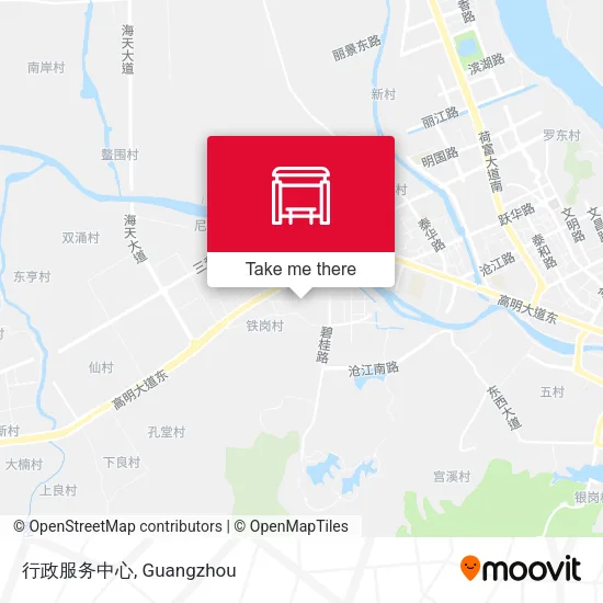 行政服务中心 map