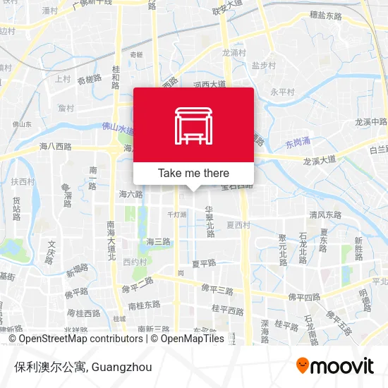 保利澳尔公寓 map