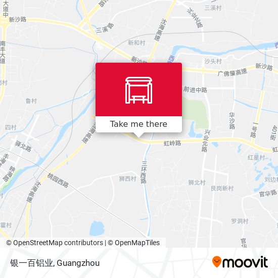 银一百铝业 map
