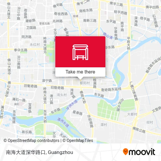 南海大道深华路口 map