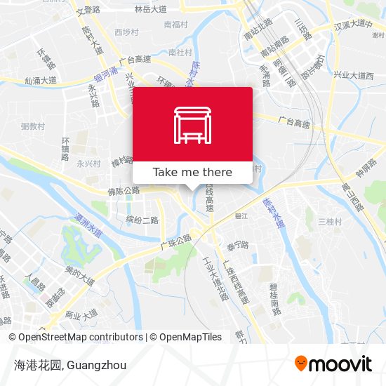 海港花园 map