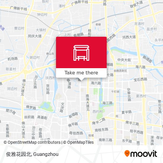 俊雅花园北 map
