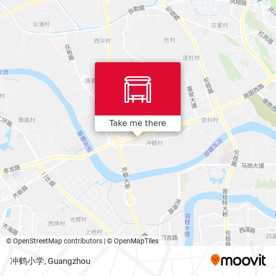 冲鹤小学 map