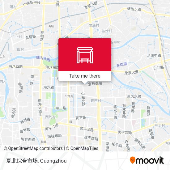 夏北综合市场 map