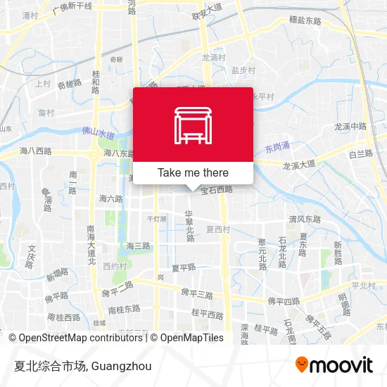 夏北综合市场 map