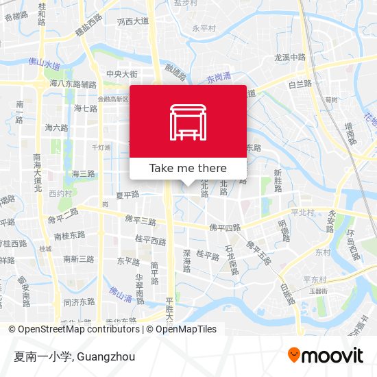 夏南一小学 map