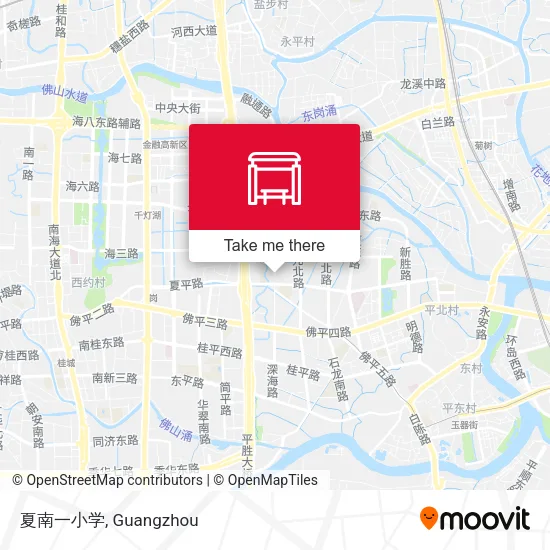 夏南一小学 map