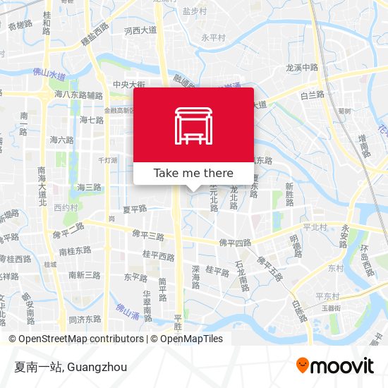 夏南一站 map