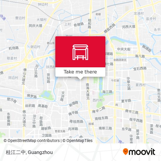 桂江二中 map