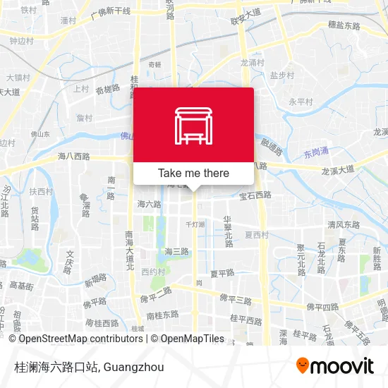 桂澜海六路口站 map