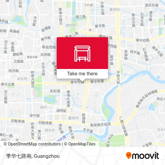 季华七路南 map