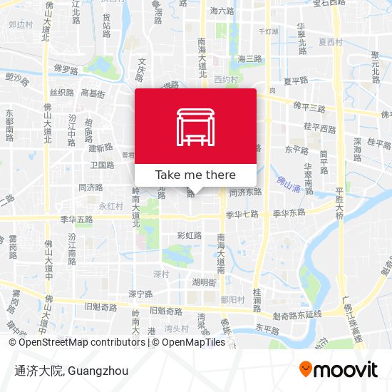 通济大院 map