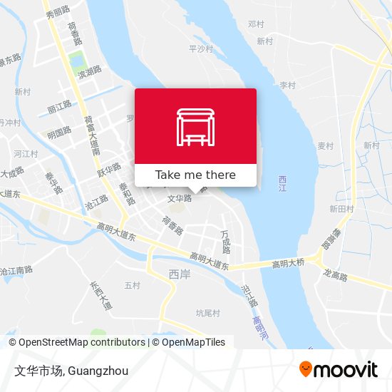 文华市场 map