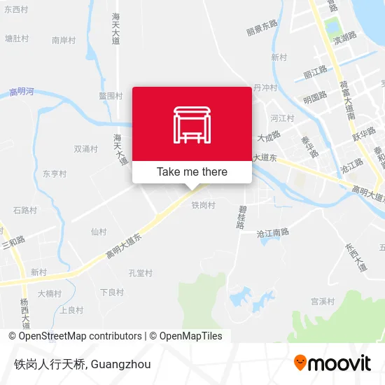 铁岗人行天桥 map