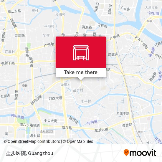 盐步医院 map