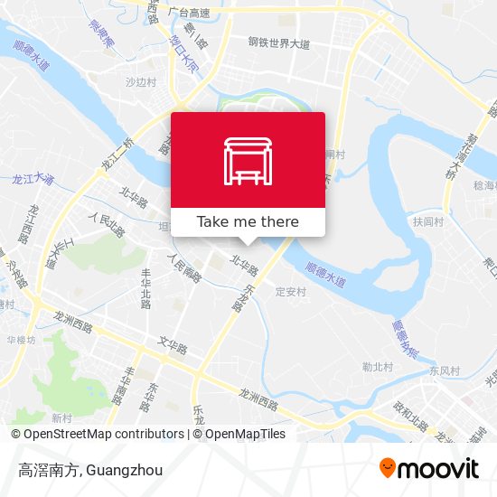 高滘南方 map
