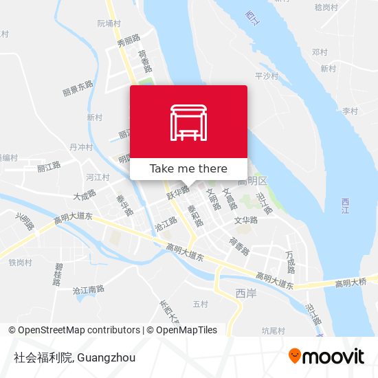 社会福利院 map