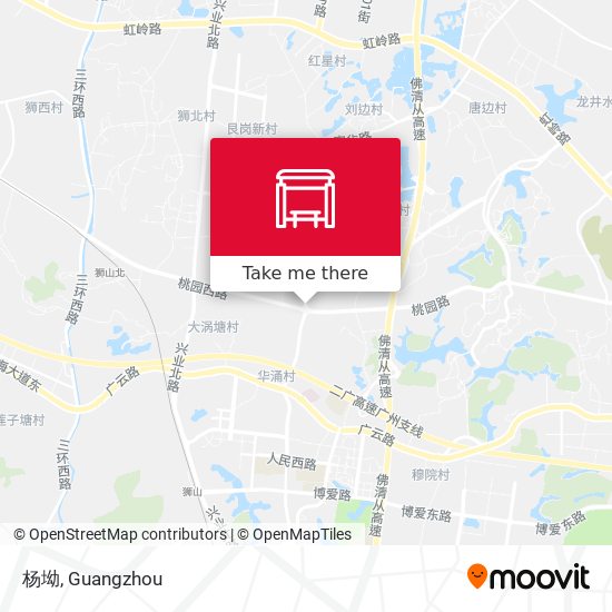 杨坳 map