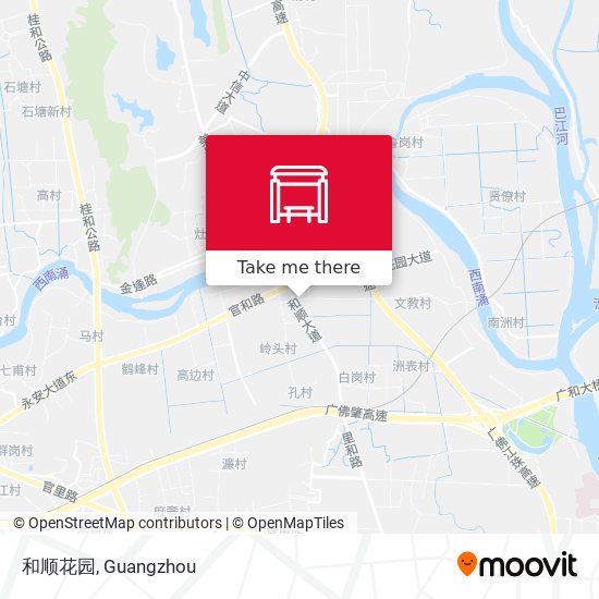 和顺花园 map