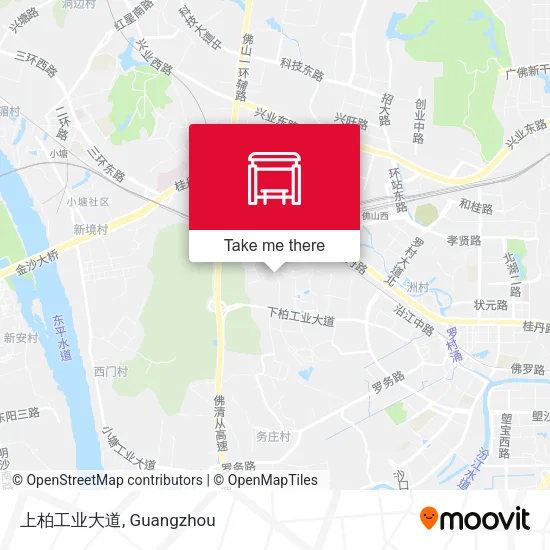 上柏工业大道 map
