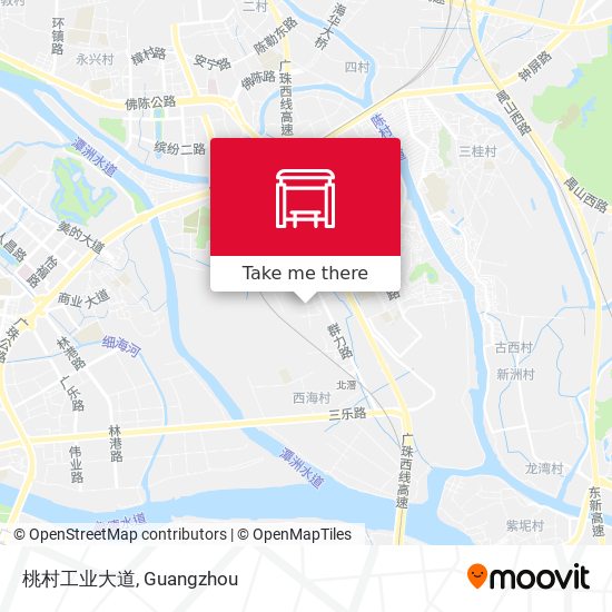 桃村工业大道 map