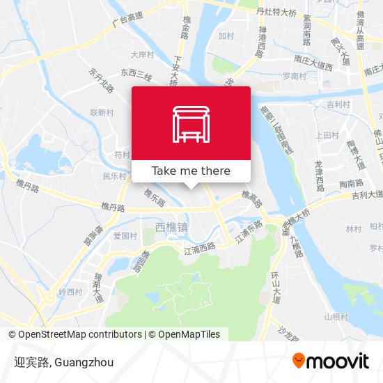 迎宾路 map