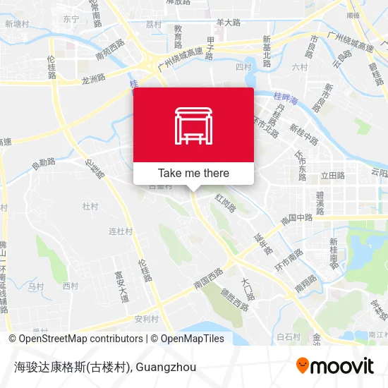 海骏达康格斯(古楼村) map