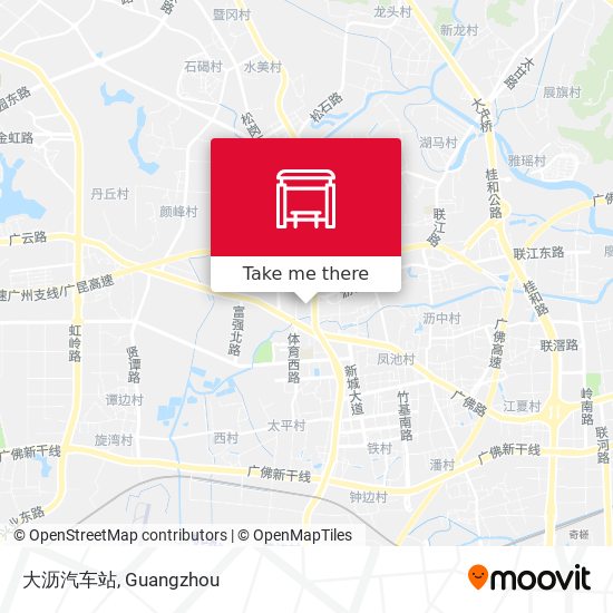 大沥汽车站 map