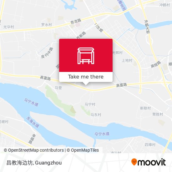 昌教海边坊 map