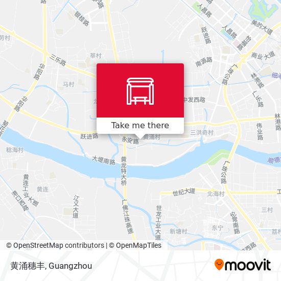 黄涌穗丰 map