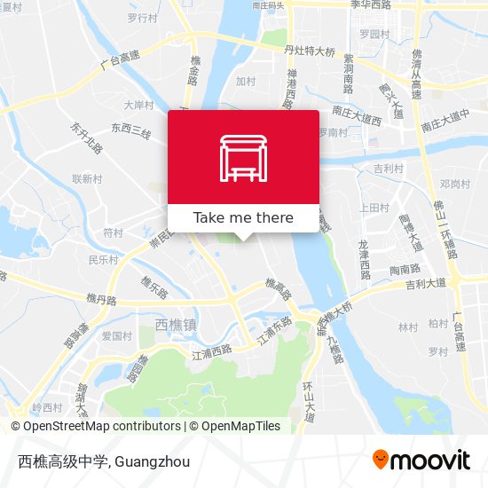 西樵高级中学 map