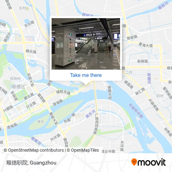 顺德职院 map