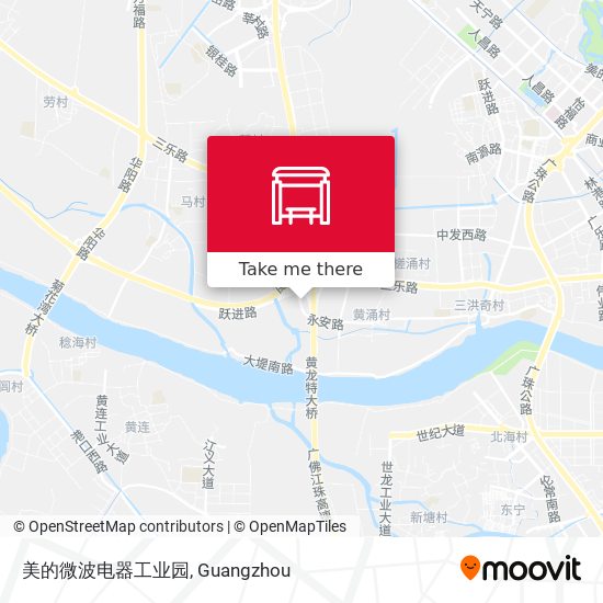 美的微波电器工业园 map