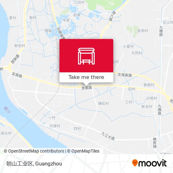 朝山工业区 map