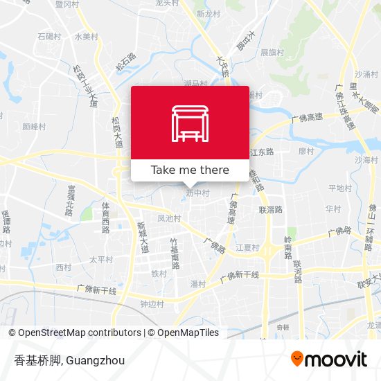 香基桥脚 map