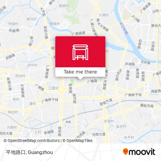 平地路口 map