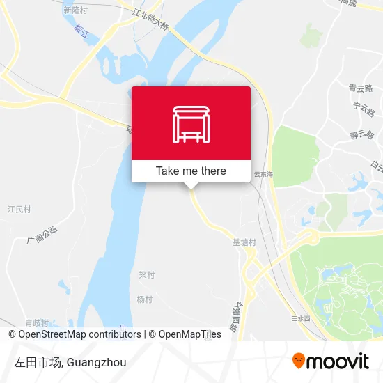 左田市场 map